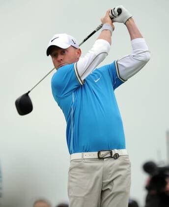 Golf - The Open 2011 - Royal St George s Simon Dyson of Great Britain on his way to a 68 at Royal St George s, Sandwich 