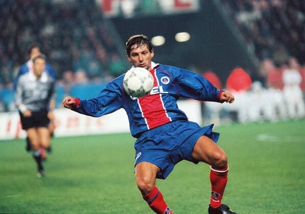 LEONARDO (Paris Saint Germain) FOOTBALL - RETRO - LEONARDO - PSG - 1996 1997 xFEPx -  o0 Aufnahmedatum geschätzt,