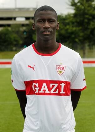 Antonio Rüdiger . Fototermin VfB Stuttgart II, Fussball-3. Liga 2011-2012.
