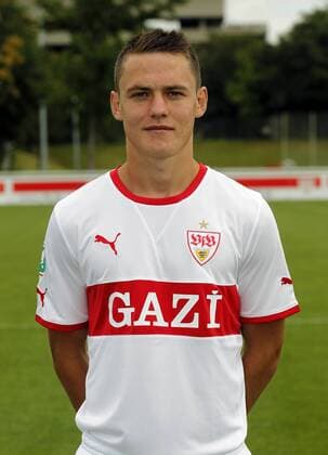 Steffen Lang . Fototermin VfB Stuttgart II, Fussball-3. Liga 2011-2012.