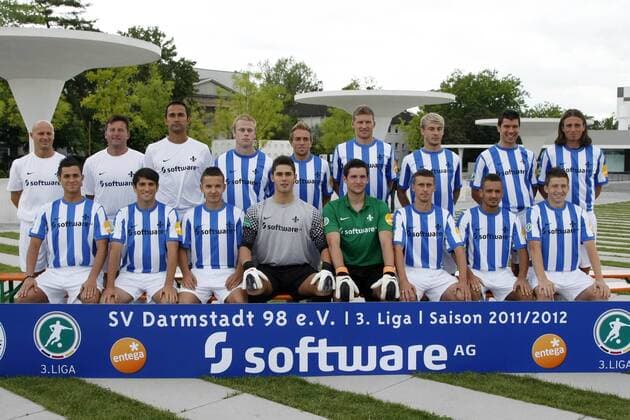 14.07.2011, Fußball, 3.Liga, Offizieller Fototermin des SV Darmstadt 98 zur Saison 2011 2012. Neuzugänge.