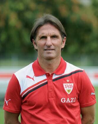 Fussball 1. Bundesliga 2011 2012 14.07.2011 Fototermin beim VfB Stuttgart Trainer Bruno Labbadia (VfB Stuttgart) 