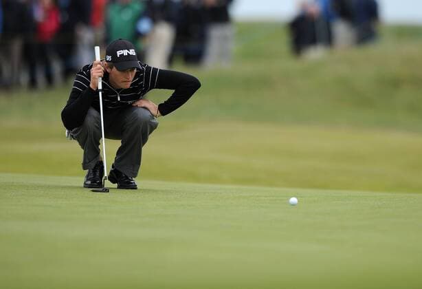 Golf - The Open 2011 - Royal St George s Tom Lewis (GBR) in action at Royal St George s, Sandwich 