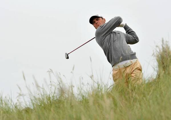 Golf - The Open 2011 - Royal St George s Martin Kaymer (GER) tees off on the 9th at Royal St George s, Sandwich. 
