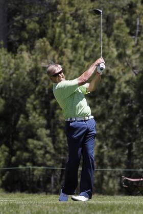 14 July 2011: NFL American Football Herren USA Hall of Fame Quarterback John Elway during the first round of the American Century Championship at the Edgewood Country Club in Lake Tahoe, NV. GOLF: JUL 14 American Century Championship - First Round Icon165623 EDITORIAL USE ONLY