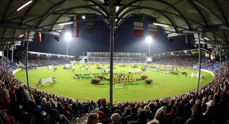 AACHEN, 14.07.2011, Übersicht beim FEI Nations Cup Preis beim CHIO 2011 in Aachen o0 Sportstätte, Stadion, Totale GER