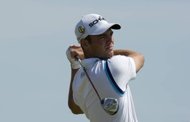 15 07 2011 Martin Kaymer (GER) in action at Royal St Georges, Sandwich, Kent on the fecond day of the British Open Championship xKevinxBatchelorx  ActionPlus11194301 Content restricted for UK based newspaper