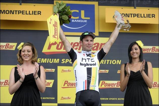 Mark CAVENDISH (HTC - HIGHROAD - GBR), Etappe 15 - Limoux - Montpellier xPhotoNewsx  o0 Siegerehrung Etappensieger
