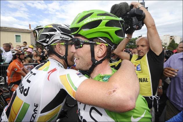 Etappensieger Mark CAVENDISH (HTC - HIGHROAD - GBR, R), Etappe 15 - Limoux - Montpellier xPhotoNewsx 
