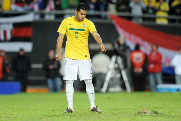 Nz La Plata 17 07 2011 - Copa America 2011 Brasilien-Paraguay 0:2 i.E. --- Andre Santos 