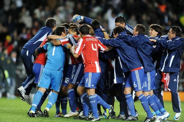 Nz La Plata 17 07 2011 - Copa America 2011 Brasilien-Paraguay 0:2 i.E. --- Paraguay 