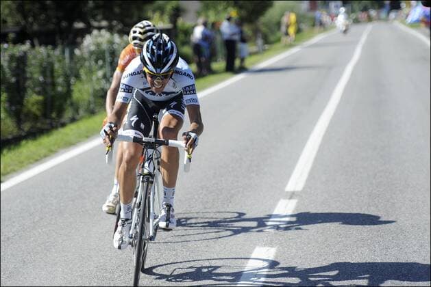 Alberto CONTADOR (SAXO BANK SUNGARD - ESP) - Samuel SANCHEZ (EUSKALTEL - EUSKADI - ESP) Tour De France - Etape 17 - Gap Pinerolo - 20.07.2011 - xPhotoNewsx 