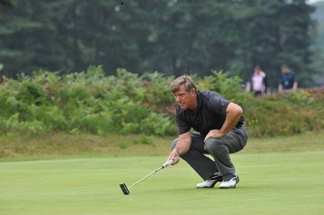 21.07.2011 Barry Lane (ENG) in action in Round ! at the Senior Open Championship from Walton Heath Golf Club. xKevinxBatchelorx  ActionPlus11195717