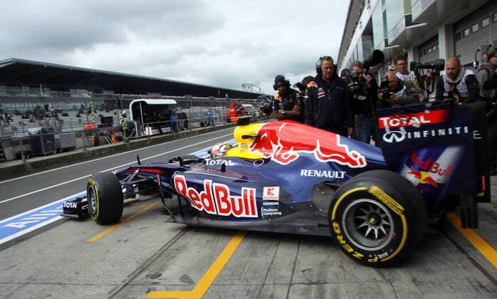 formula 1 GP, Germany, Nürburgring, 22.07.11, Sebastian Vettel, Red Bull Racing,