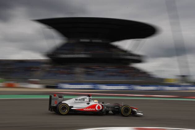 Motorsports: FIA Formula One World Championship 2011, Grand Prix of Germany, Nürburgring, 03 Lewis Hamilton (GBR, Vodafone McLaren Mercedes), xHOCHxZWEI ThomasxSuhrx