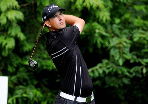 July 22 2011: Canadian golfer Matt McQuillan tees off during the second round at RBC Canadian Open at Shaughnessy Golf and Country Club in Vancouver, British Columbia on Friday. PGA Golf Herren JUL 22 RBC Canadian Open - Second Round Icon1107220392 EDITORIAL USE ONLY