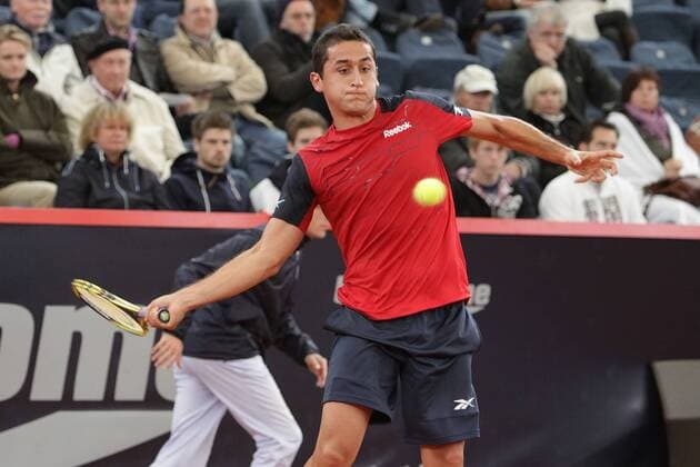 Nicolas ALMAGRO (ESP) - bet-at-home German Open 2011, ATP Tennis Herren 500 World Series, Center Court am Hamburger Rothenbaum, Hamburg, 24.07.11