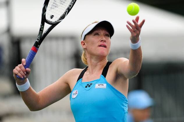 July 25, 2011 - Elena Baltacha (GBR) during qualifying rounds today at the Citi Open at The Tennis Center at College Park, MD. Tennis 2011: WTA Tennis Damen Citi Open JUL 25 - ZUMAcjm