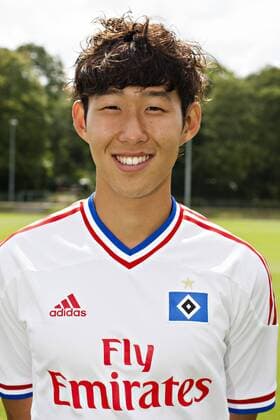 Heung-Min So (HSV) 26. Juli 2011 und Mannschaftsfototermin 1. Fussball Bundesliga, Fototermin, Saison 2011 2012 o0 Hamburger SV Hamburg