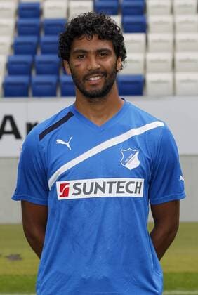 Marvin Compper (1899) . Fototermin 1899 Hoffenheim , Fussball-Bundesliga 2011-2012.