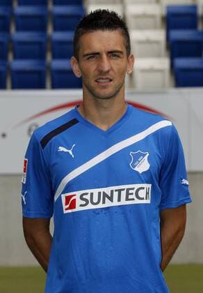 Vedad Ibisevic (1899) . Fototermin 1899 Hoffenheim , Fussball-Bundesliga 2011-2012.