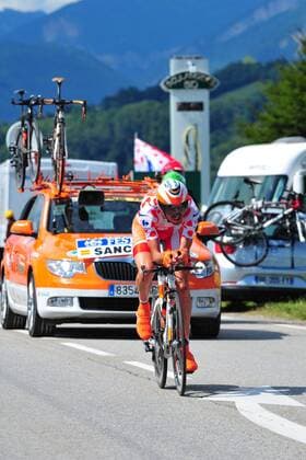 Tour de France 2011, 20. Etappe: Grenoble - Grenoble, Samuel Sanchez (ESP Euskadi Euskaltel) -  o0 Bergtrikot