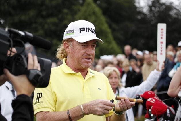 Miguel Angel Jimenez Schüco Open 31.07.2011 im Golf Club Hubbelrath ( Düsseldorf) 1.Abschlag Miguel Angel Jimenez