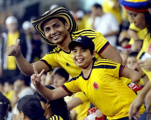 July 29, 2011 - Barranquilla, ATLANTICO, Colombia - BARRANQUILLA,JULIO 29 DE 2011 - Kolumbianische Fans bei der U20 WM. - ZUMAe56