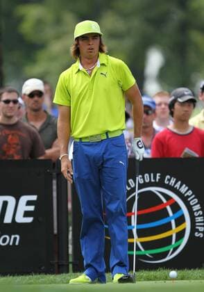 August 05 2011: Rickie Fowler during the World Golf Championships-Bridgestone Invitational second round of play at Firestone Country Club in Akron, OH. PGA Golf Herren AUG 05 WGC Bridgestone Invitational - Second Round Icon1108051583 EDITORIAL USE ONLY