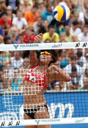 Beachvolleyball Grand Slam. XUE Chen, (CHN). Klagenfurt, 6.8.2011