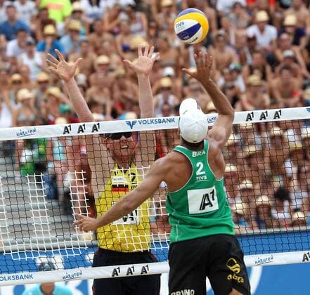 Beachvolleyball Grand Slam. Jonas Reckermann (GER). Klagenfurt, 7.8.2011