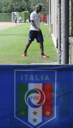 Coverciano 08 08 2011 - Training Nationalteam Italien - Mario Balotelli 