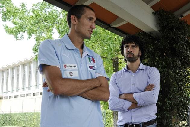 Coverciano 08 08 2011 - Training Nationalteam Italien - Giorgio Chiellini, Damiano Tommasi 
