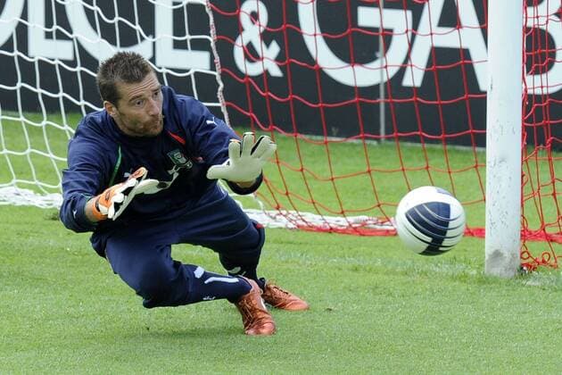 Coverciano 08 08 2011 - Training Nationalteam Italien - Morgan De Sanctis 