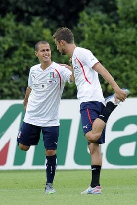 Coverciano 08 08 2011 - Training Nationalteam Italien - Claudio Marchisio, Sebastian Giovinco 