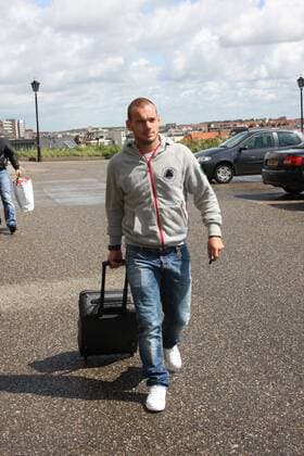 08.08.2011, Noordwijk - Ankunft Nationalteam Niederlande im Grand Hotel Huis ter Duin - Wesley Sneijder xVIxxIVx 331374
