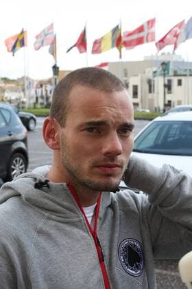 08.08.2011, Noordwijk - Ankunft Nationalteam Niederlande im Grand Hotel Huis ter Duin - Wesley Sneijder xVIxxIVx 331376
