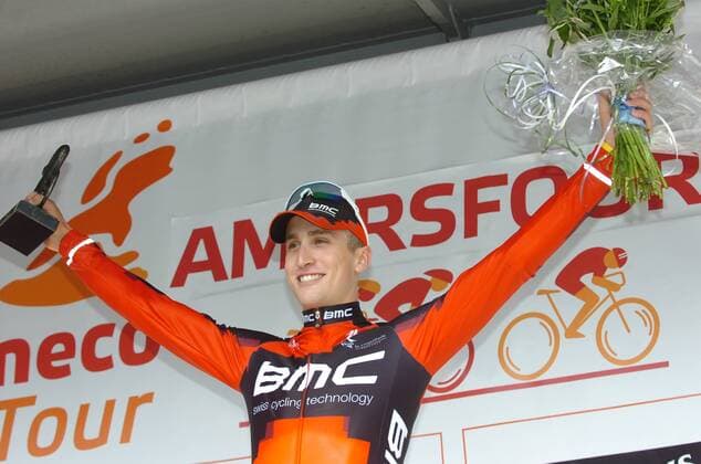 Eneco Tour 2011 - Prolog - Amersfoort - Amersfoort --- Bmc Racing 2011, Taylor Phinney, Amersfoort  o0 Prologsieg Etappensieg Siegerehrung Objekte Pokal Trophäe