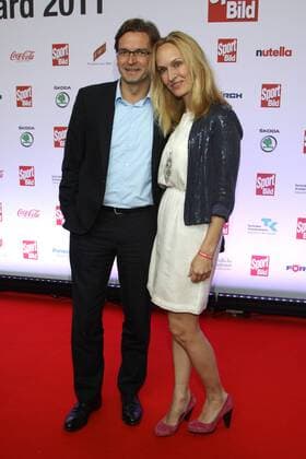Claus Strunz, der Journalist und Chefredakteur mit seiner Ehefrau Anne Meyer-Minnemann beim Sport Bild Award 2011 am 8.8.2011 in Hamburg SportBild Award 2011 in Hamburg 