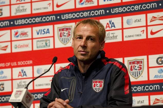 Aug. 9, 2011 - Philadelphia, PA, USA - New US Mens National Team head coach, JURGEN KLINSMANN, holds a press conference the day before the US Mens National Team plays Mexico in a friendly match at Lincoln Financial Field in Philadelphia Pa. 2011 Soccer US Mens National Team Press Conference - ZUMArf1