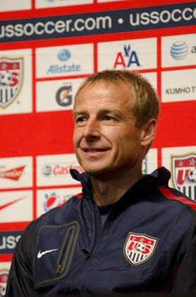 Aug. 9, 2011 - Philadelphia, PA, USA - new US Mens National Team head coach, JURGEN KLINSMANN, holds a press conference the day before the US Mens National Team plays Mexico in a friendly match at Lincoln Financial Field in Philadelphia Pa. 2011 Soccer US Mens National Team Press Conference - ZUMArf1