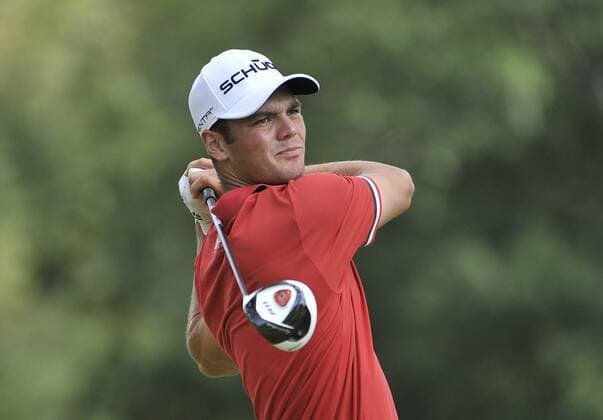 Martin Kaymer of Germany watches his tee shot on the 16th hole during the first round of the 93rd PGA Golf Herren Championship at the Atlanta Athletic Club on August 11, 2011 in Johns Creek, Georgia.  BKX2011081174