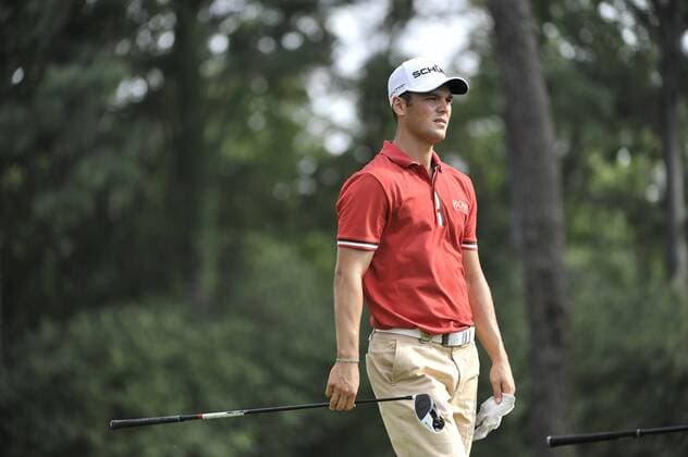 Martin Kaymer of Germany walks up the 16th hole during the first round of the 93rd PGA Golf Herren Championship at the Atlanta Athletic Club on August 11, 2011 in Johns Creek, Georgia.  BKX2011081176