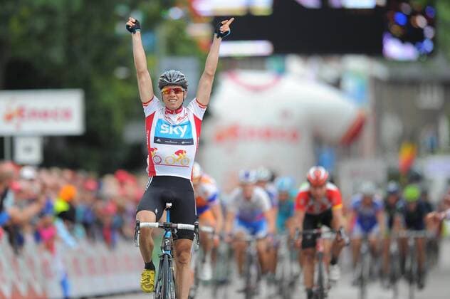 Eneco Tour 2011 - 6. Etappe: Sittard - Sittard; Team Sky 2011, Etappensieger Edvald Boasson 