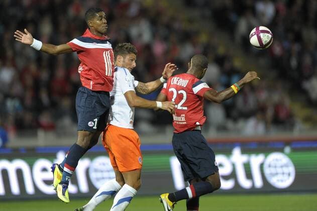 Franck Beria Olivier Giroud, OSC Lille - Montpellier HSC xJBAutissierx 