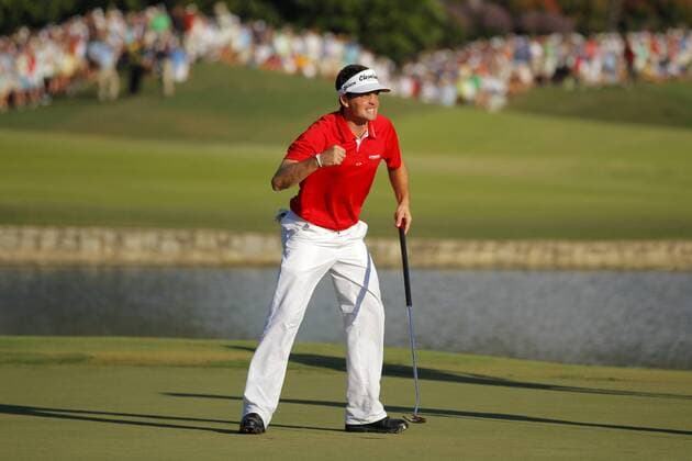 August 14, 2011: Keegan Bradley in the final round of the 93rd PGA Golf Herren Championship at Atlanta Athletic Club in Johns Creek, Georgia. PGA Golf Herren AUG 14 PGA Golf Herren Championship - Final Round Icon4881108142607 EDITORIAL USE ONLY