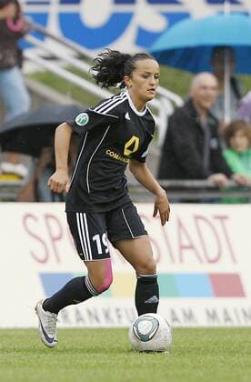 Fussball, 1. Frauenbundesliga, 1. FFC Frankfurt vs. SG Essen-Schönebeck, Fatmire Bajramaj (1. FFC Frankfurt)