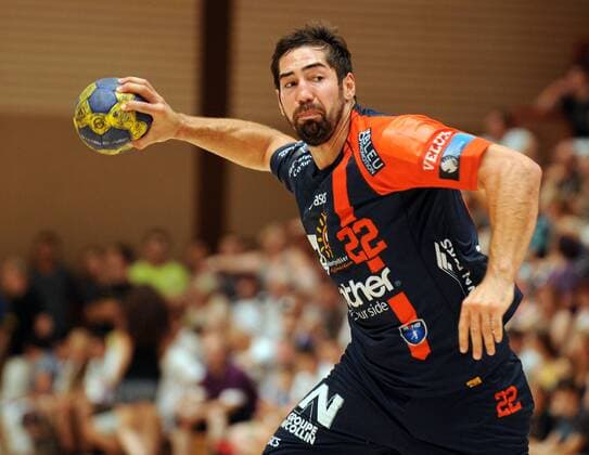 Ehingen am der Donau 21.8.2011 Handball Schlecker-Cup, Fraikin BM Granollers - Montpellier AHB Star des Tages: Nikola KARABATIC von den Montpellier