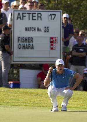 Oliver Fisher (ENG), Czech Open 2011 golf tournament, European PGA Golf Herren Tour, Prosper Golf Club Celadna, Czech Republic, August 21, 2011. (CTKxPhoto PetrxSznapka)  CTKPhoto60201108210474701