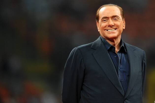 Silvio BERLUSCONI - Stadio Meazza - Trofeo Berlusconi - AC Milan - Juventus Turin -